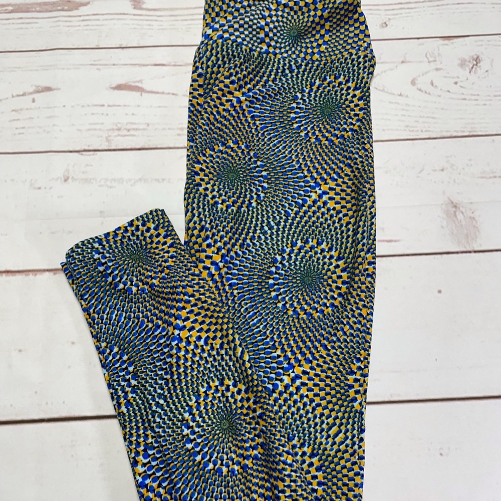 LuLaRoe OS Print Leggings New!  Never worn!